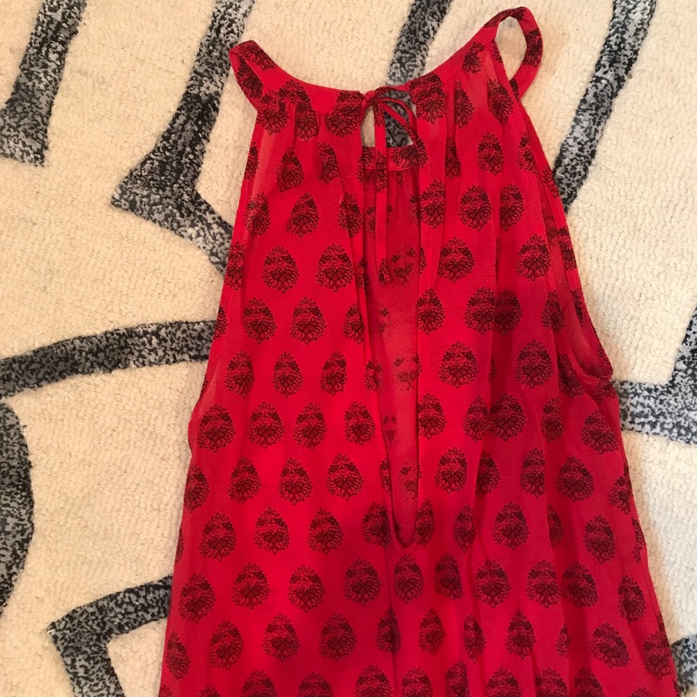 Madewell Red Maxi Dress - Picture 7 of 13
